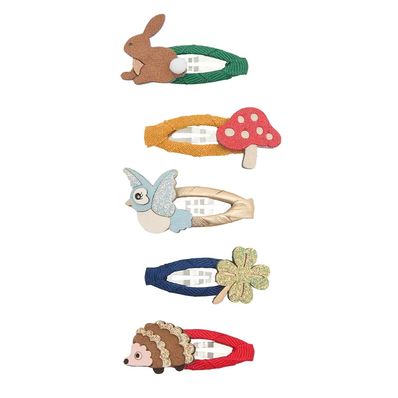 Mimi & Lula – 5 Mollette Mini Woodland Pals
