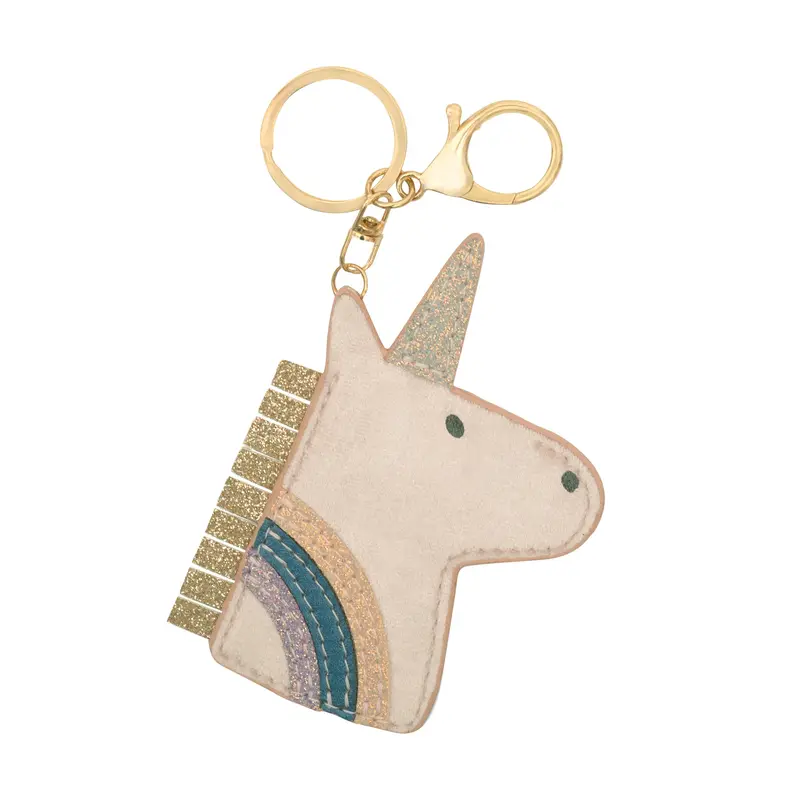 Mimi & Lula – Portachiavi unicorno in velluto e glitter