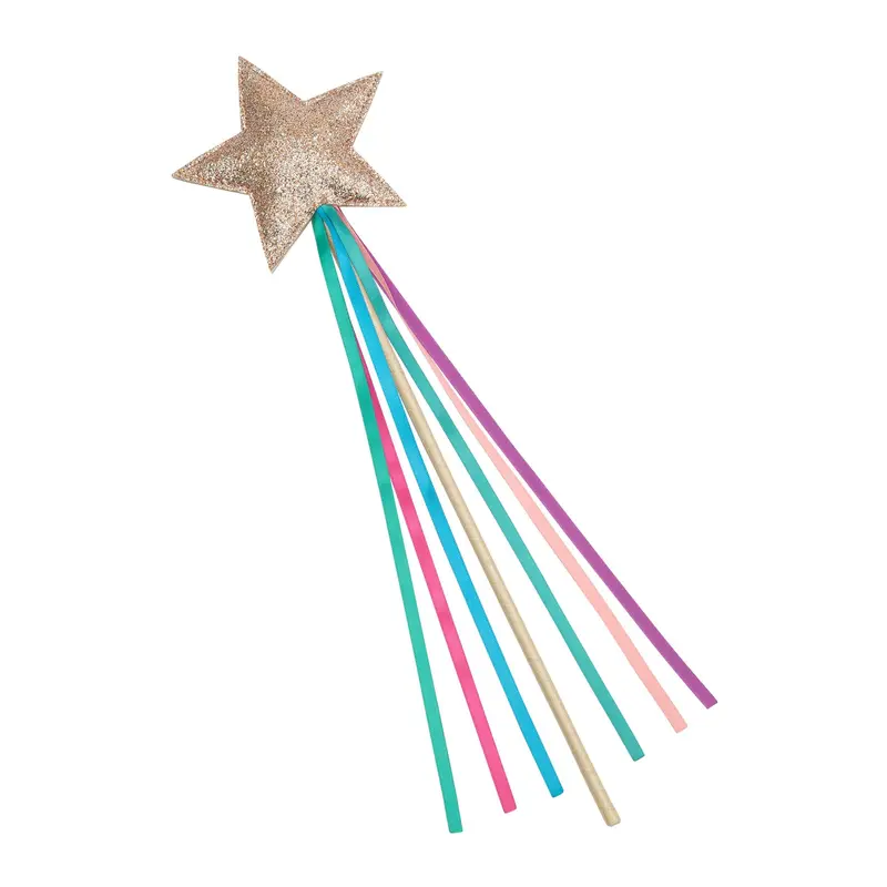 Mimi & Lula Rainbow Wand – Bacchetta Magica Fata con Stella e Nastri