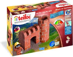 Mini castello da costruire con mattoni veri