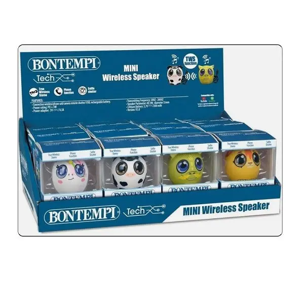 Mini Speakers Wireless Bontempi Animali 49 0100 Cassa Bluetooth Portatile