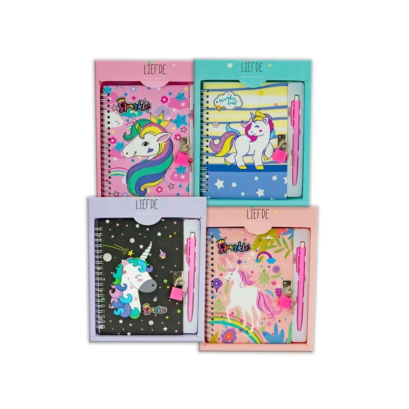 Miss Signorina Diario Segreto Unicorno Con Penna Teorema 52029