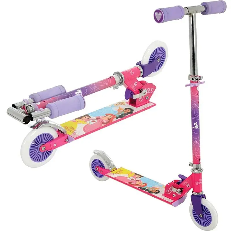 Monopattino 2 Ruote Richiudibile Disney Principesse Lubex 004470