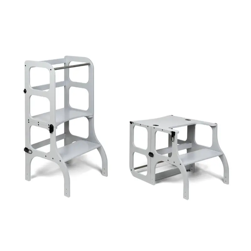 Montessori Tower 2-in-1 STEP'n'SIT® - Grey