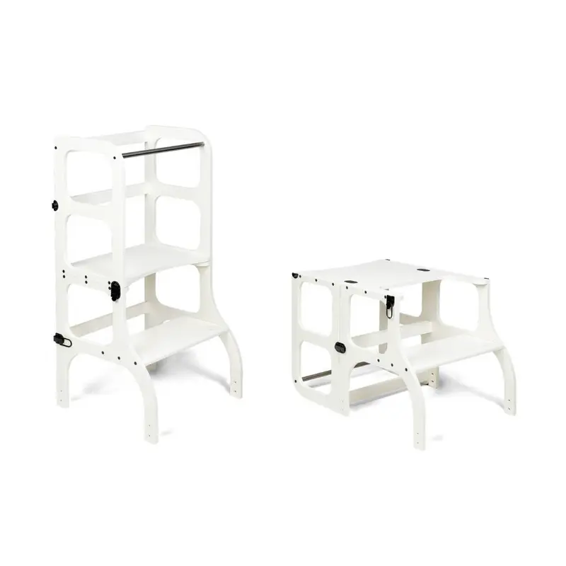 Montessori Tower 2-in-1 STEP'n'SIT® - White