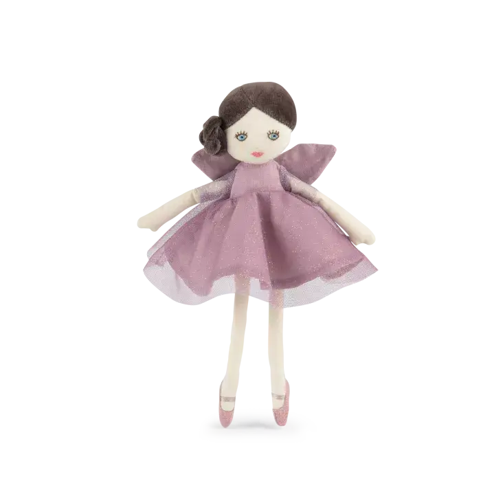 Moulin Roty – Bambola Petite Fata Parme Isaline 26 cm – Collezione Les Fées