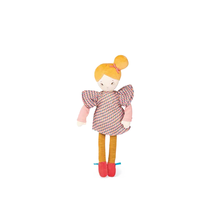 Moulin Roty – Poupée Mademoiselle Agathe 26 cm – Collezione Les Parisiennes