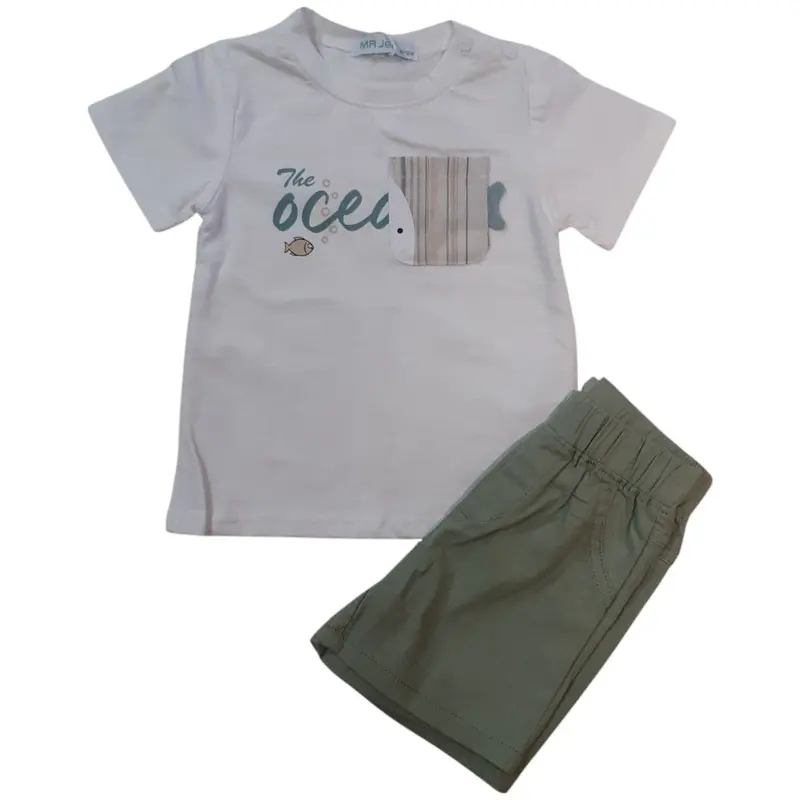 Mr Jek Completo Bambino 2 Pezzi Maglietta e Pantaloncini JA-2465