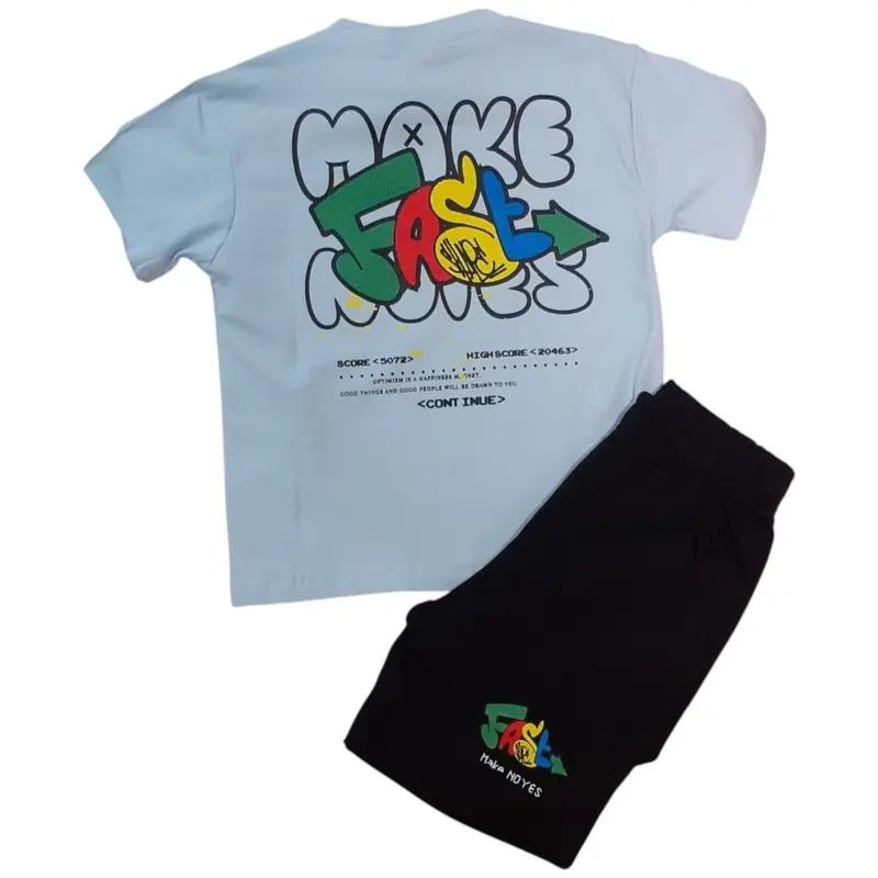 Mr Jek Completo Bambino 2 Pezzi Maglietta e Pantaloncini KF-0341