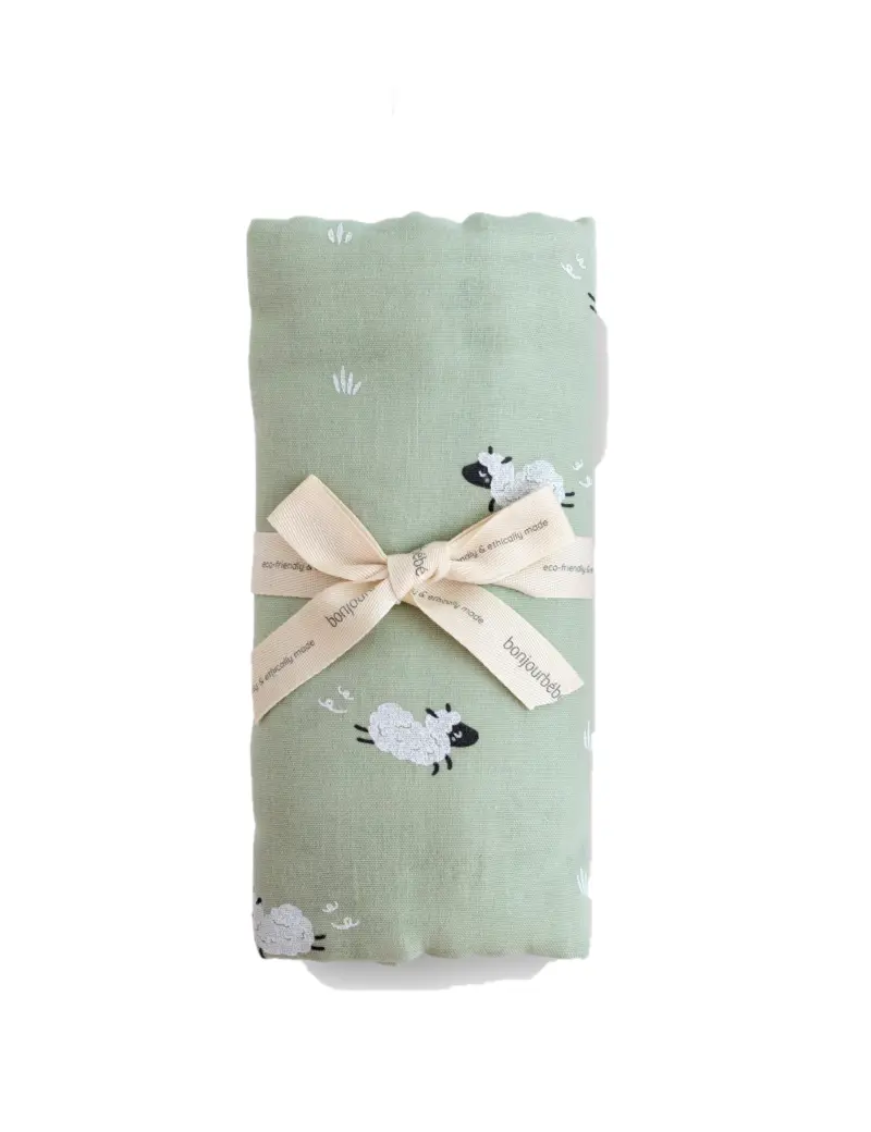 Mussolina Cotone e Bambù - Farm PERSONALIZZABILE