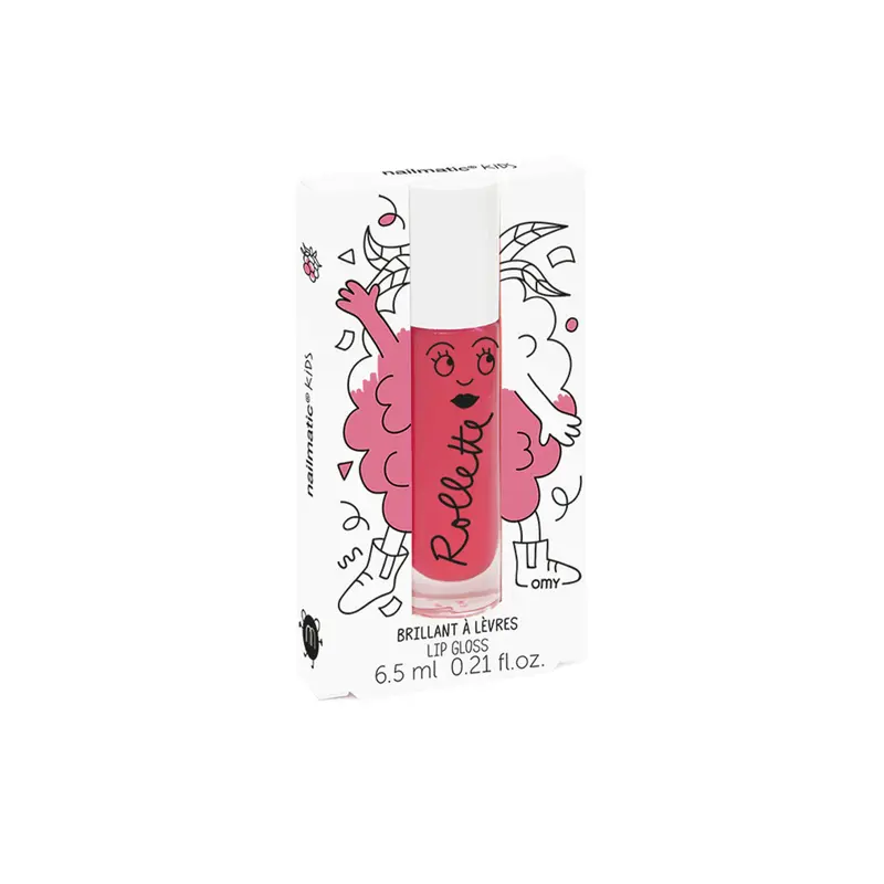 Nailmatic Kids Lucidalabbra Bambina Lampone Roll-On 6,5 ml - Rollette Raspberry