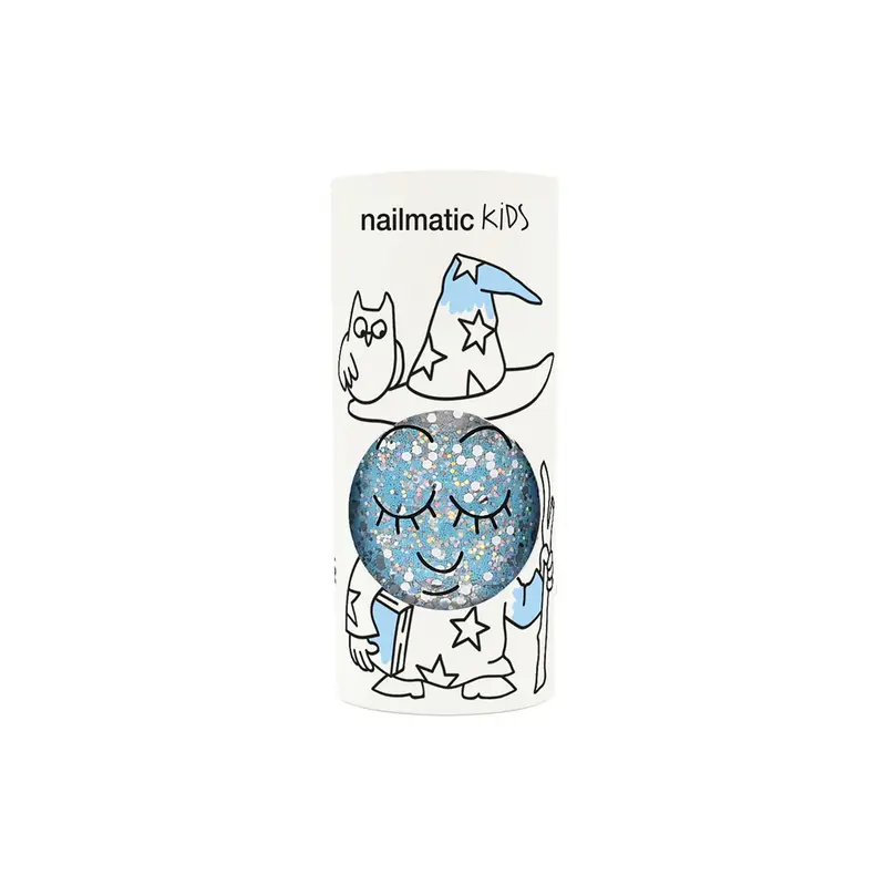 Nailmatic Kids Smalto Bambina Lavabile Azzurro Glitter 8 ml - Luna