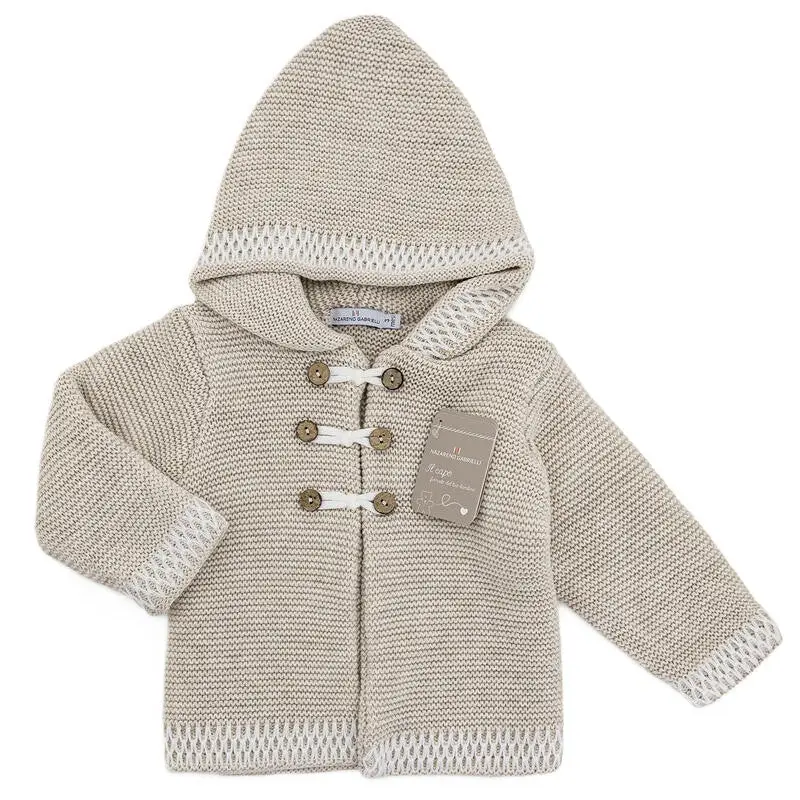Nazareno Gabrielli Cappotto Neonato Cappuccio NG2033