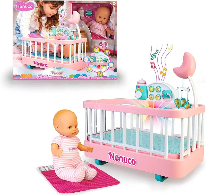 Nenuco culla per una dolce nanna bambola culla interattiva