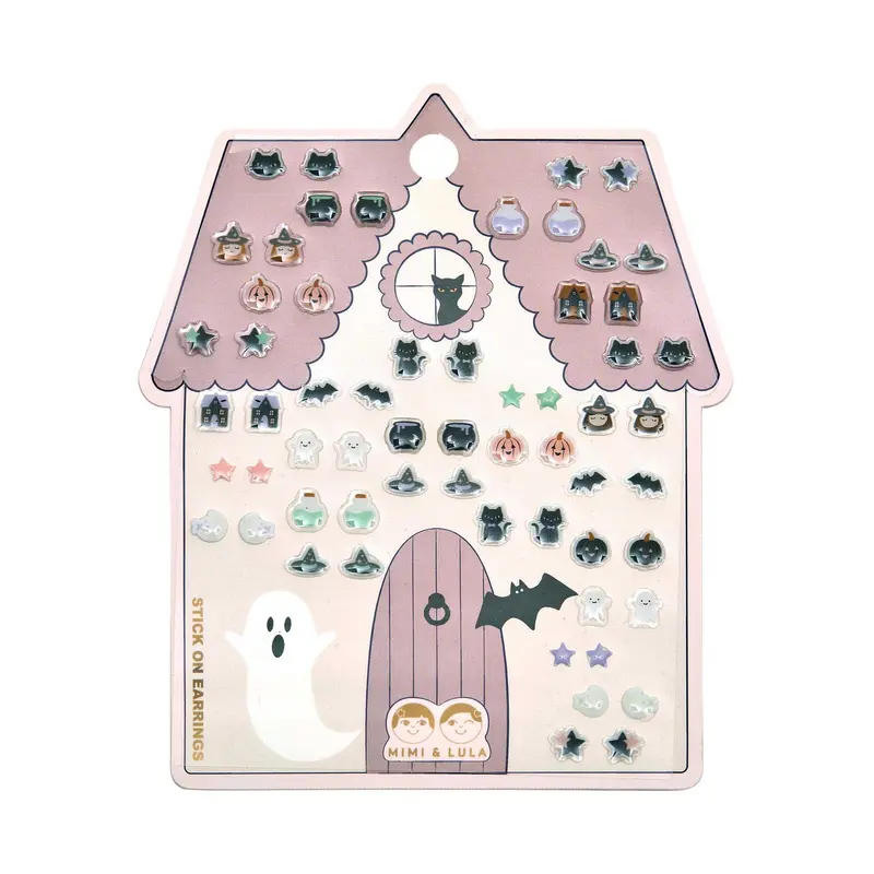 Orecchini Adesivi Halloween Bambina – Mimi & Lula Haunted House