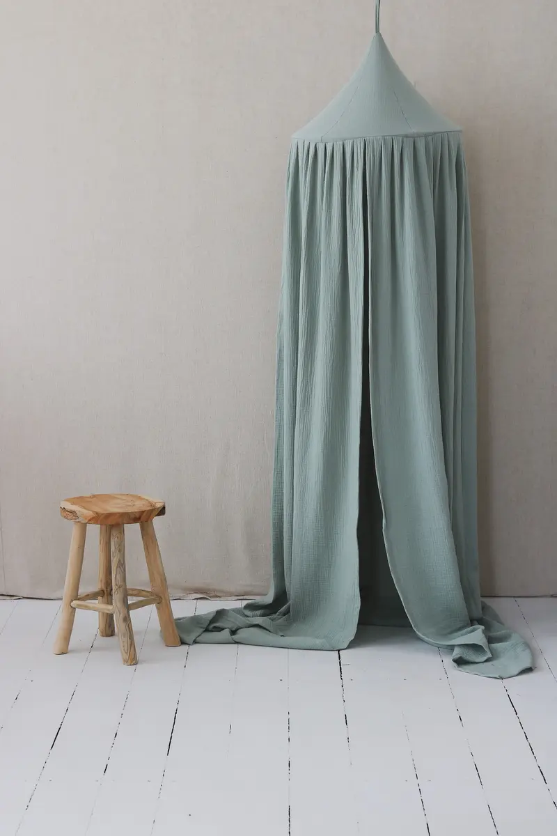 Organic Cotton Canopy 240cm - Mint