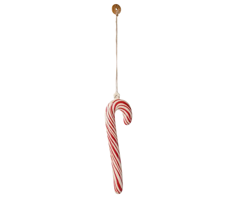 Ornamento in Metallo Maileg – Grande Canna da Zucchero a Righe | Decorazione Natale