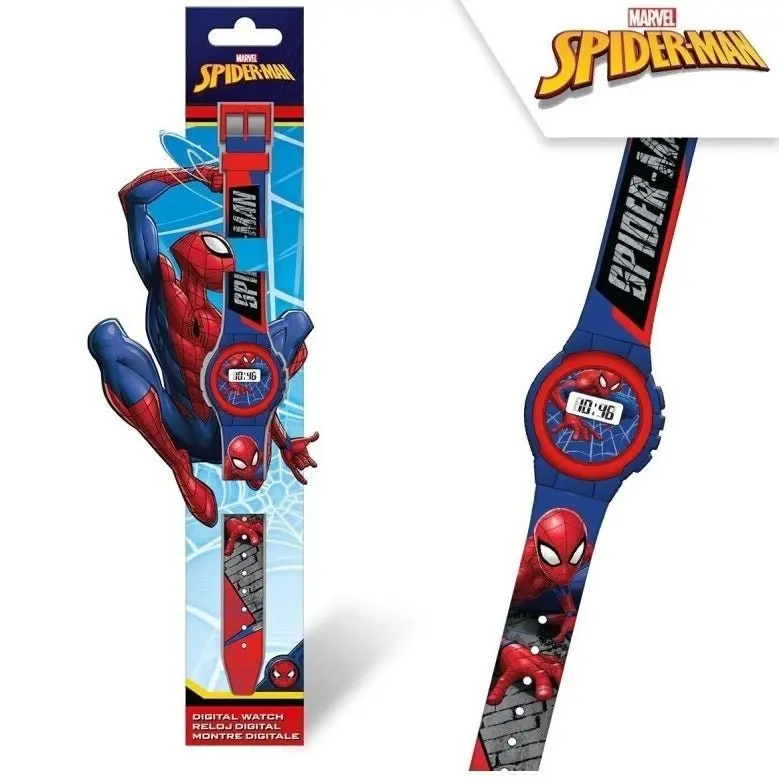 Orologio Digitale Bambino Spiderman Spider-Man KE02 Kids Euroswan SPD4972