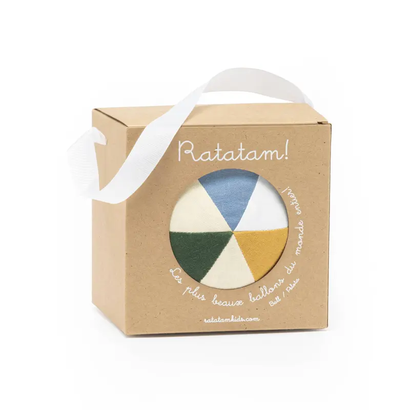 Palla Morbida per Bebè Ratatam! 10 cm Senape – 100% Cotone