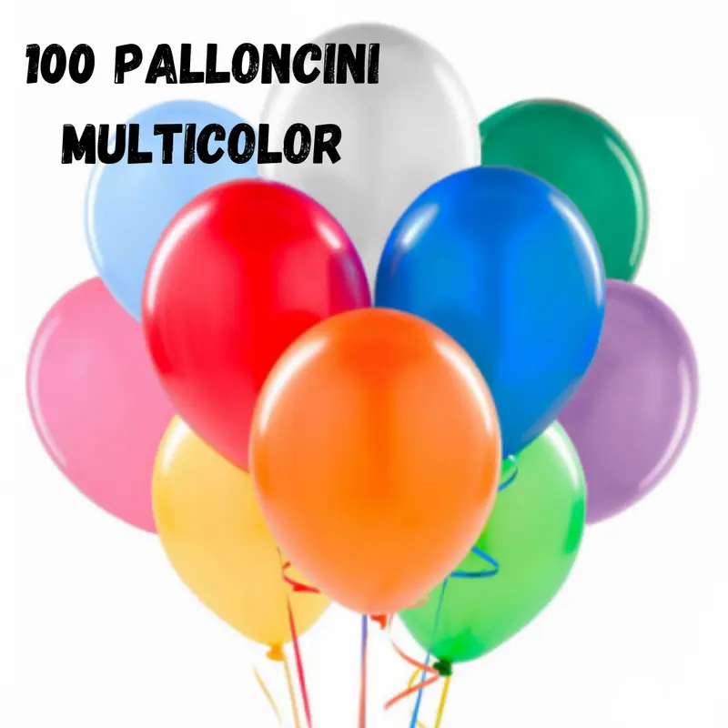 Palloncini colorati Sacchetto 100 pz. palloncini in lattice