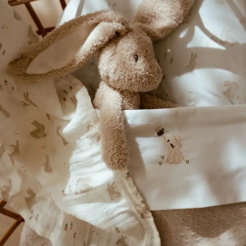 Palu - Set Lenzuola per culla - Bianco - Newborn Naturals - Baby Bunny