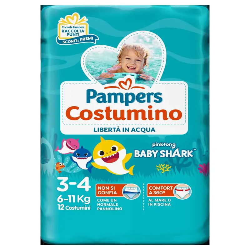 Pampers - Il Costumino Midi X12