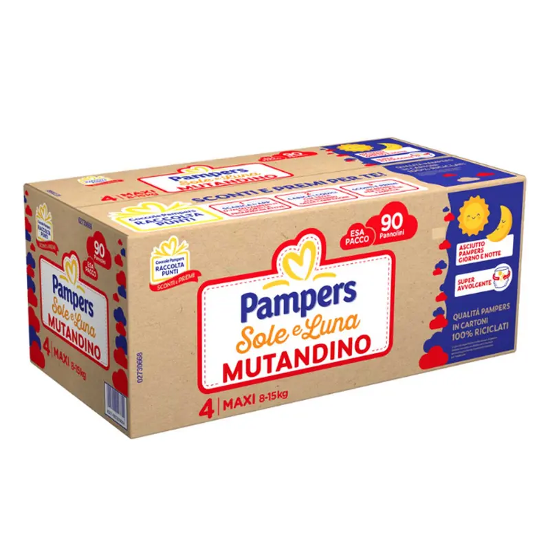 Pampers - Mutandina Sole Luna Esapack Maxi 90 PZ
