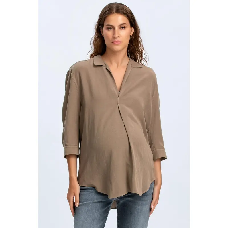 PANAREA - Camicia Premaman in Lino Verde