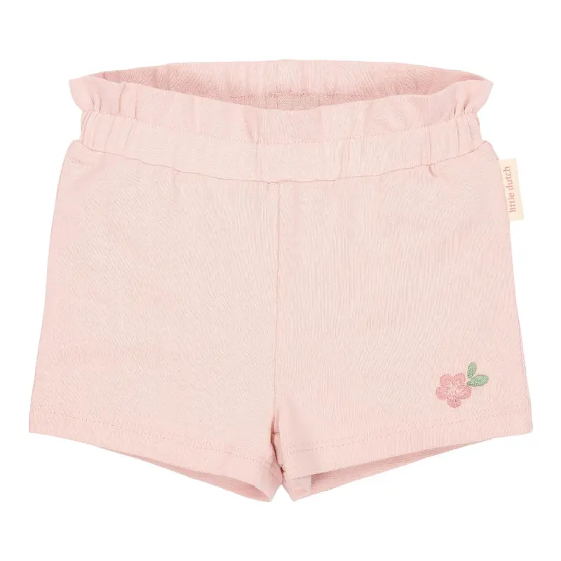 Pantaloncini Corti a Righe in Cotone Biologico