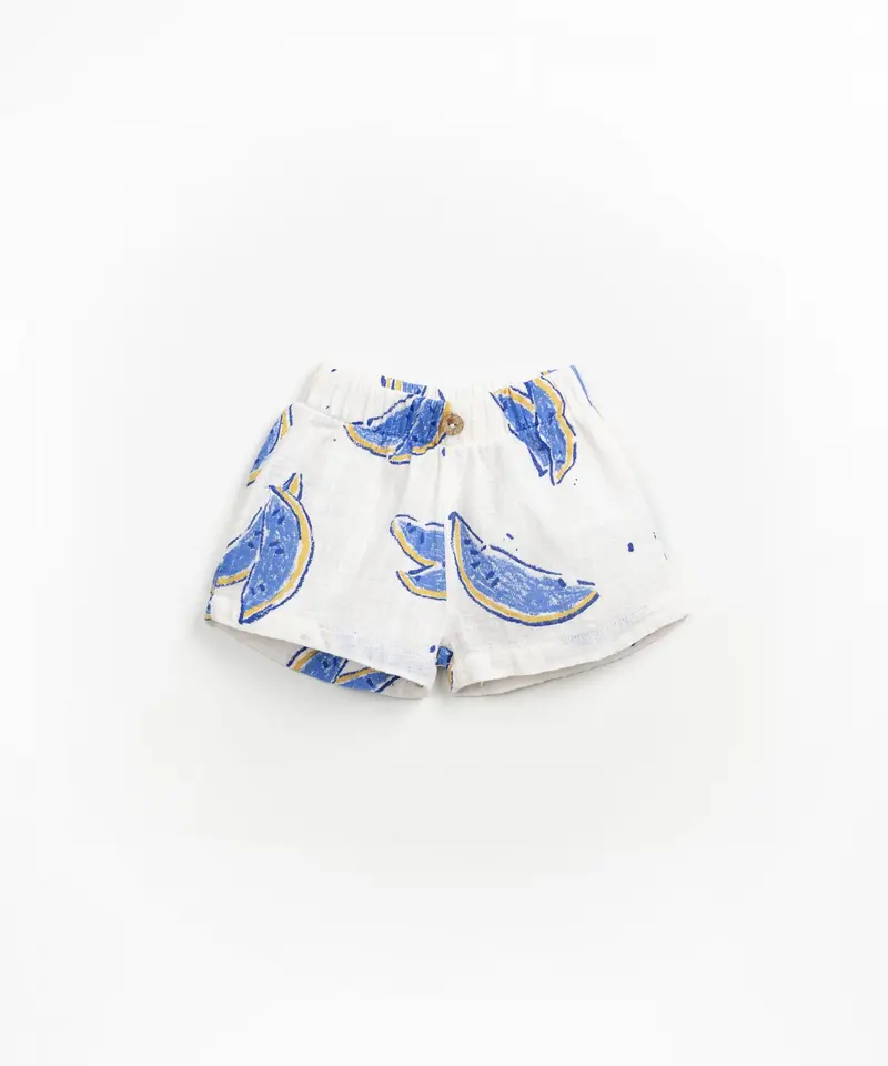Pantaloncini in tessuto stampato
