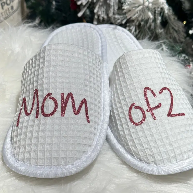 Pantofole/Ciabatte da parto o regalo personalizzabili