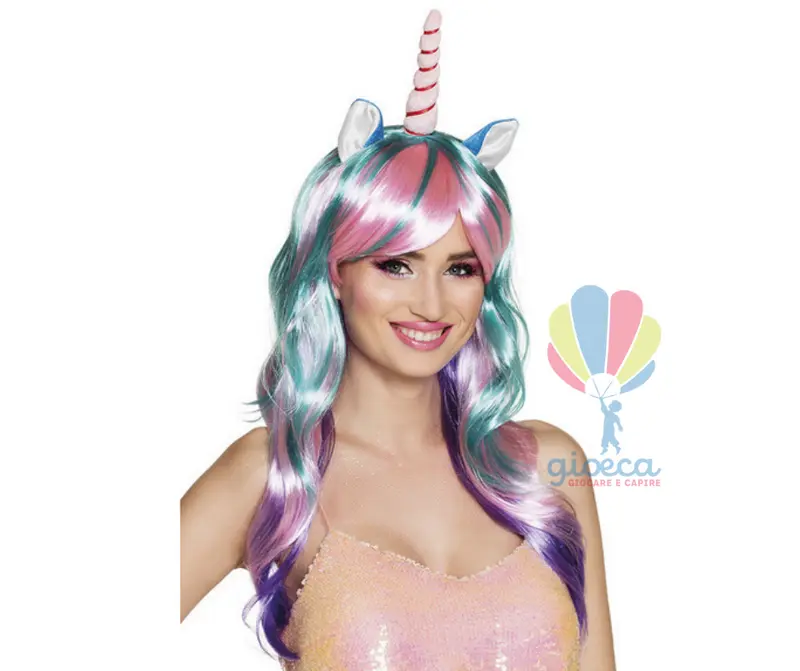 Parrucca unicorno