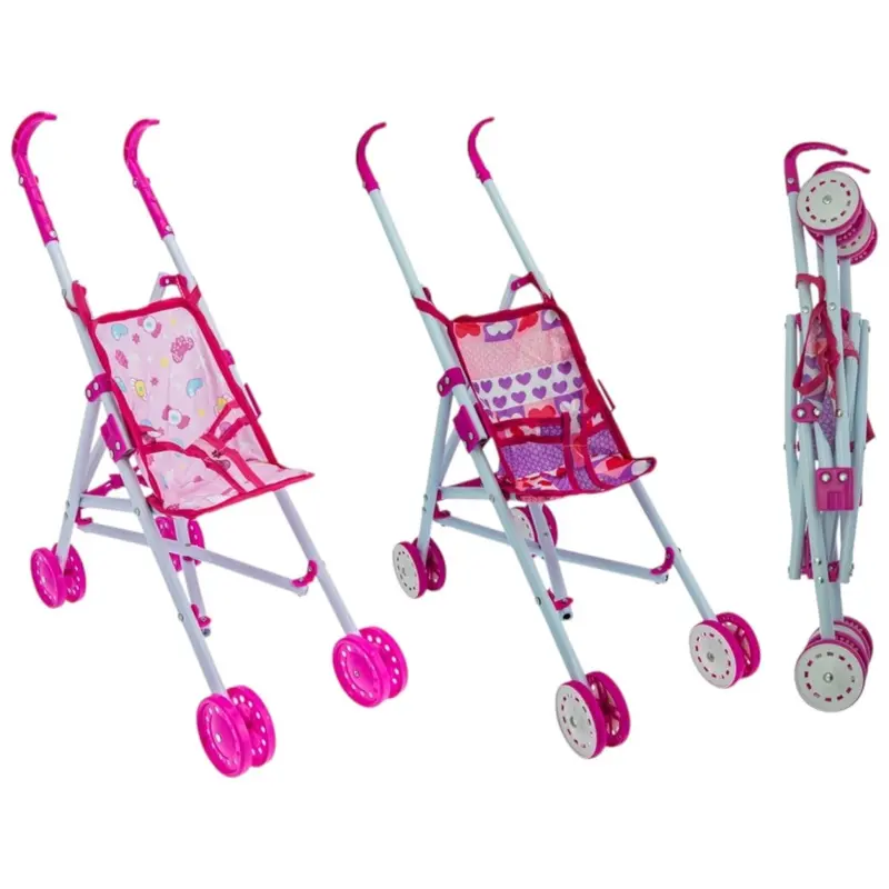 Passeggino In Plastica Per Bambole 50 cm Beby Teo Teorema 68579