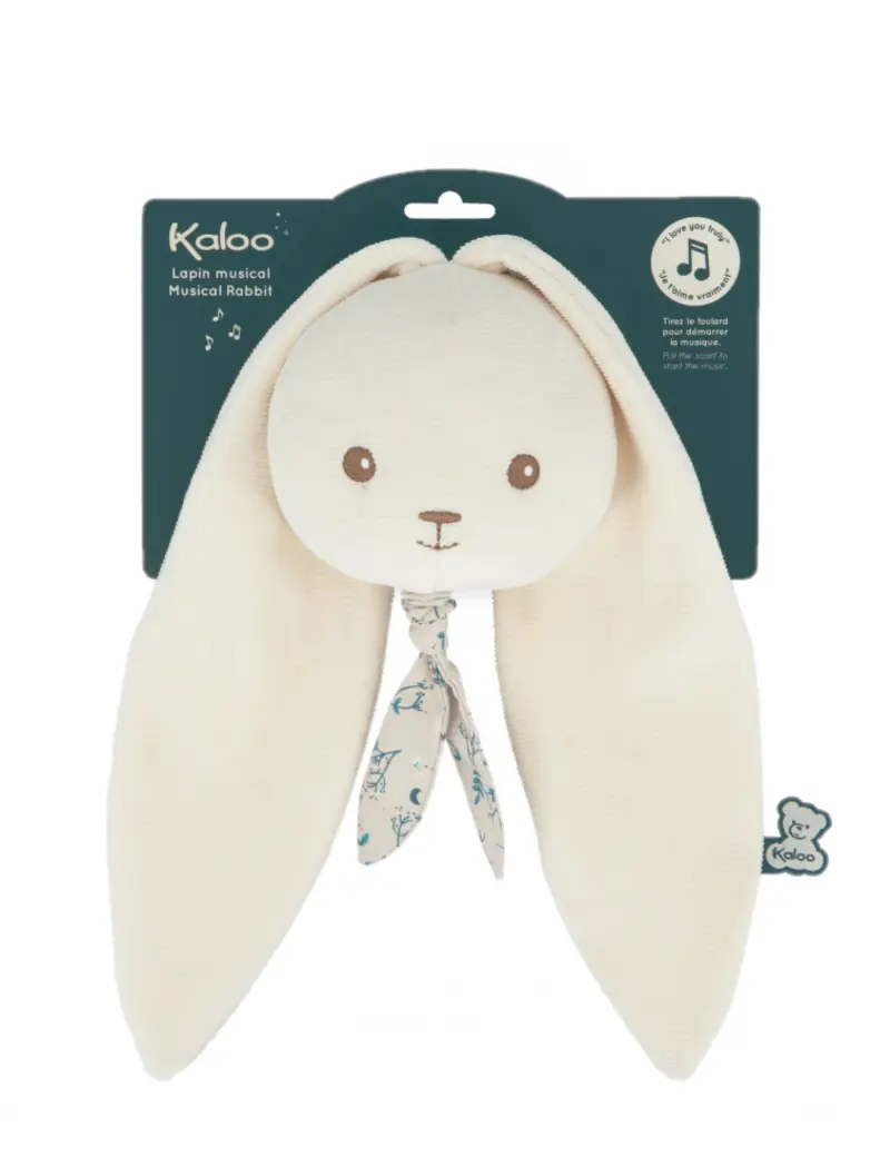 Peluche Coniglio Musicale Crema PERSONALIZZABILE