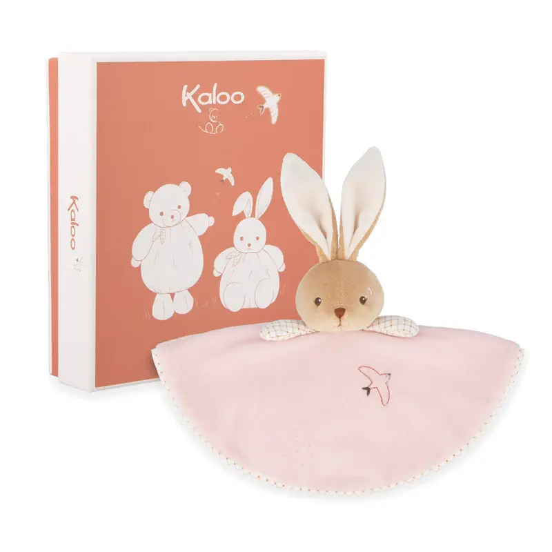 Peluche doudou rotondo Coniglio