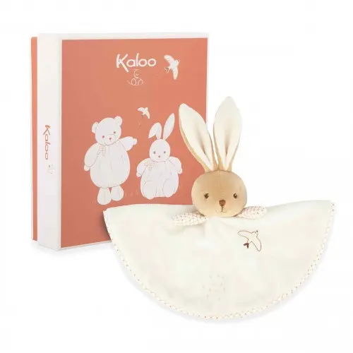 Peluche doudou rotondo Coniglio