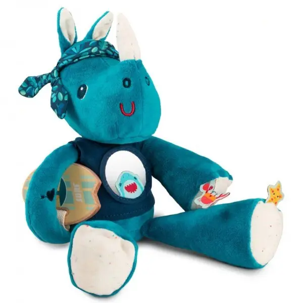 Peluche grande Rinoceronte con attività