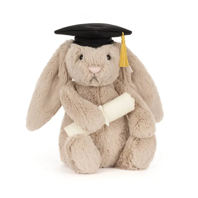 Peluche morbido coniglio laureato - Bashful Bunny graduation Outfit
