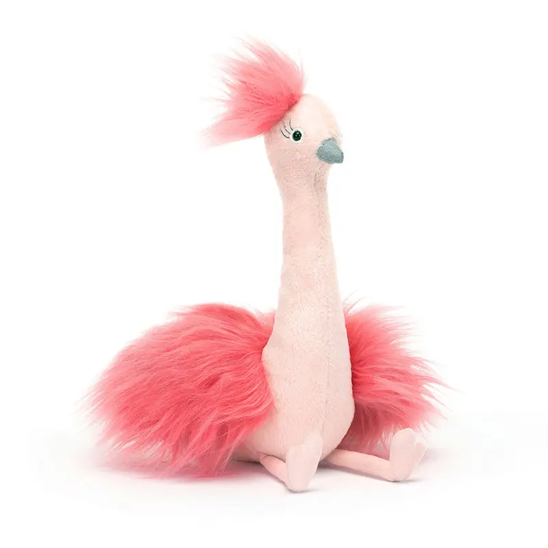 Peluche morbido Fou Fou Struzzo
