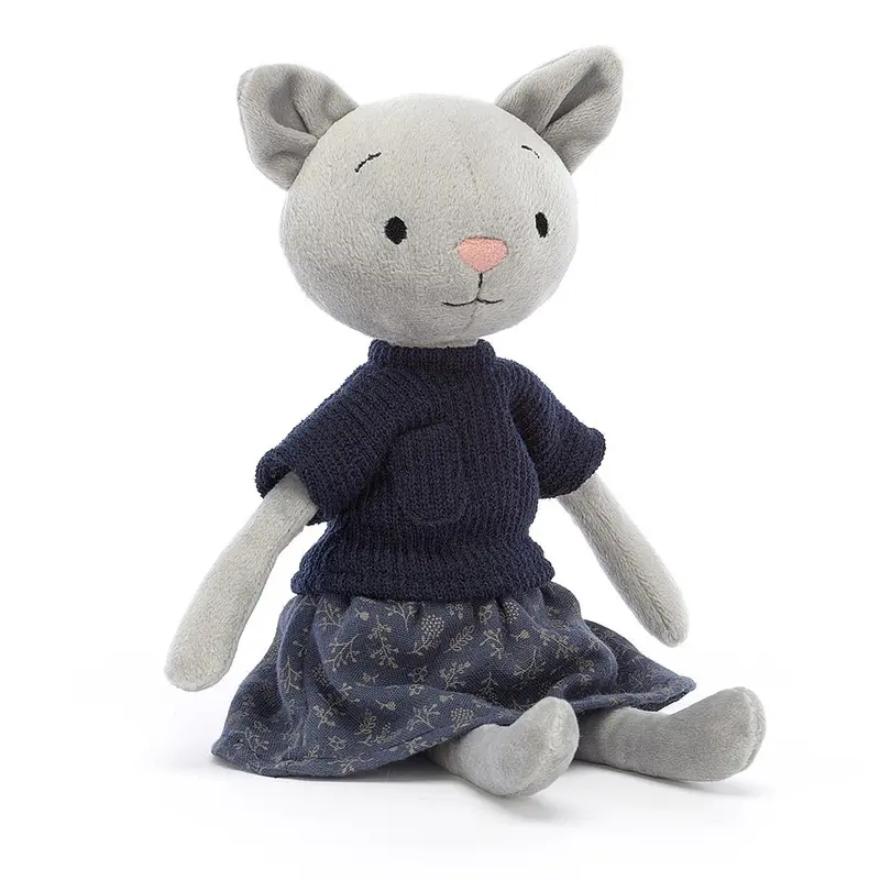 Peluche morbido Gattina Coquette