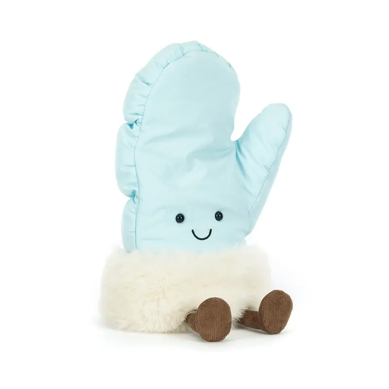 Peluche morbido guanto Mitten
