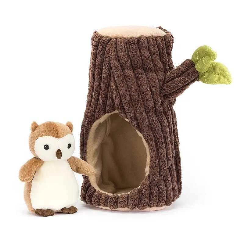 Peluche morbido Gufo della foresta