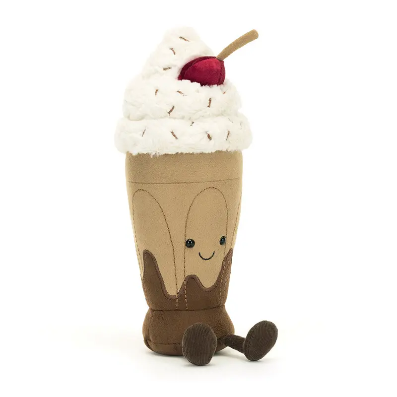Peluche morbido Marin il Milkshake al cioccolato