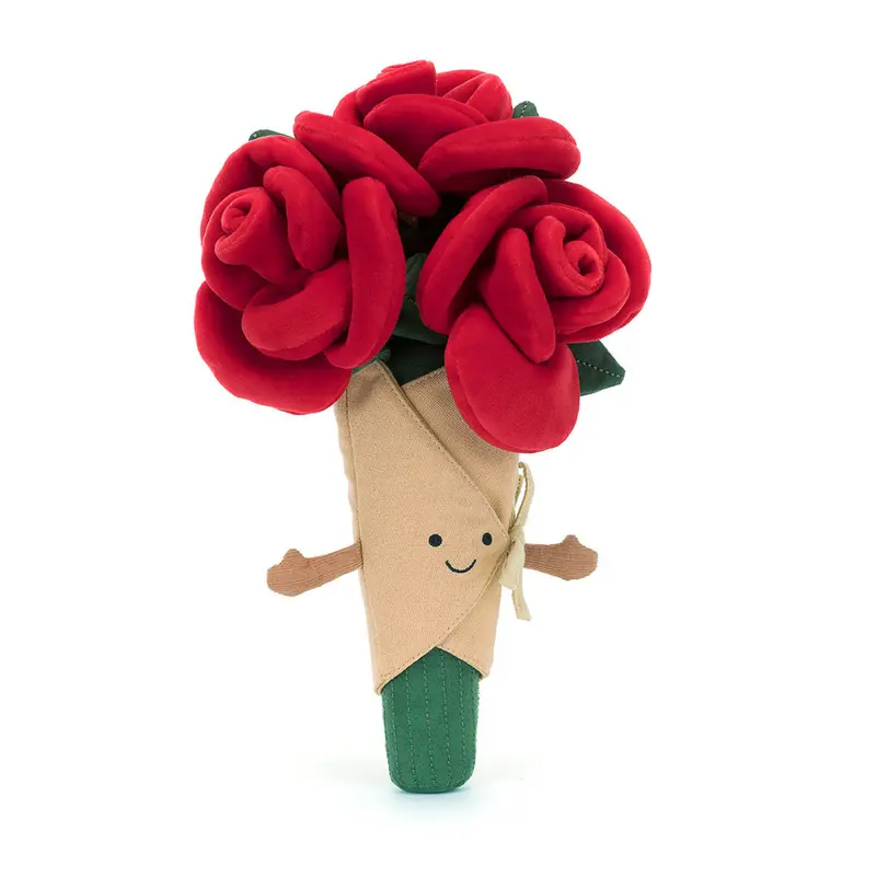 Peluche morbido Mazzo di rose
