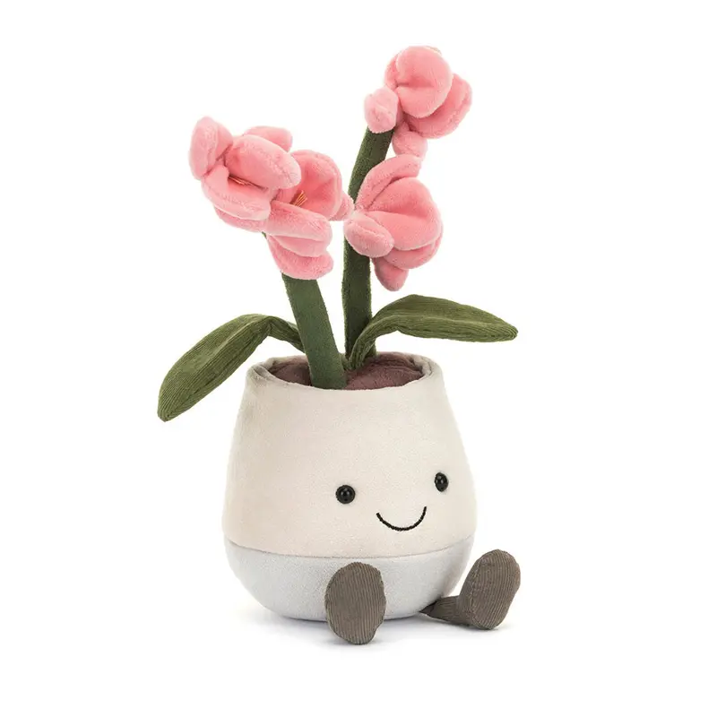 Peluche morbido orchidea rosa