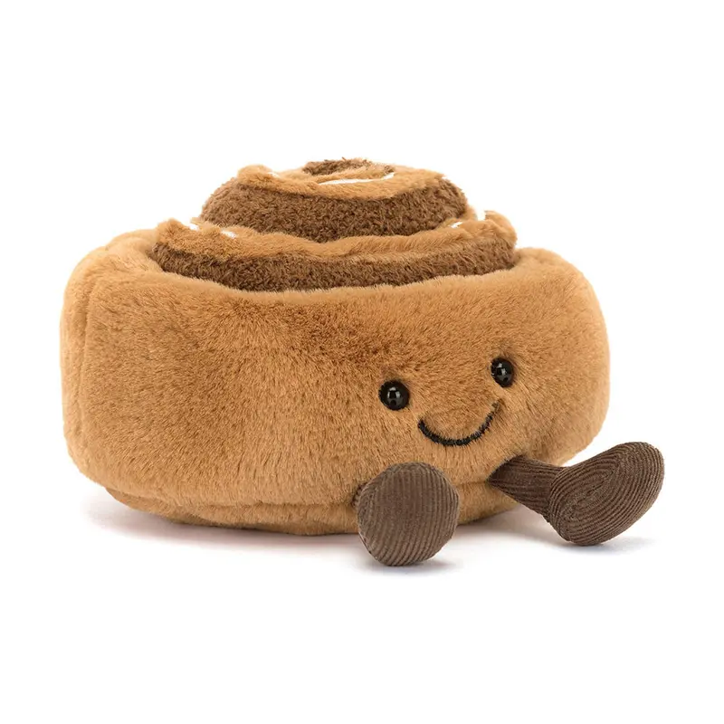 Peluche morbido panino alla cannella