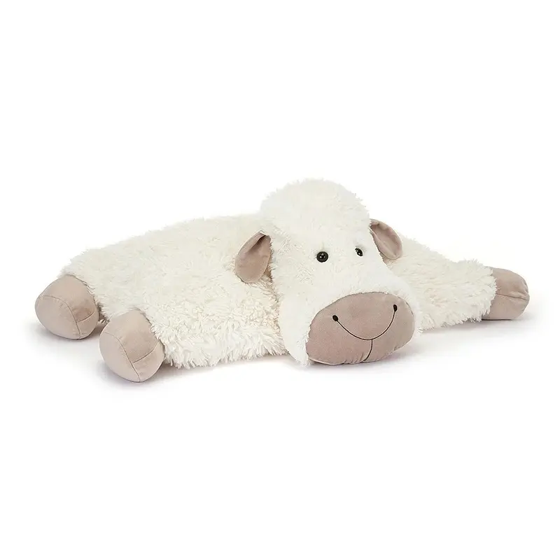Peluche morbido Pecora sdraiata
