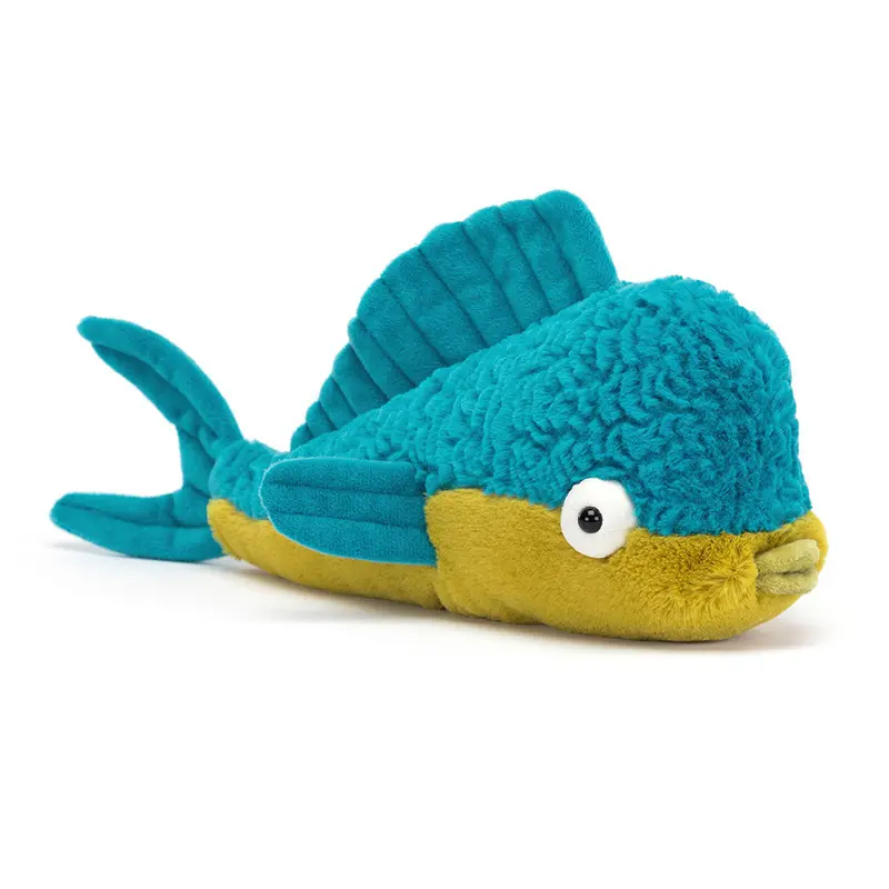 Peluche morbido Pesce Delano Dorado