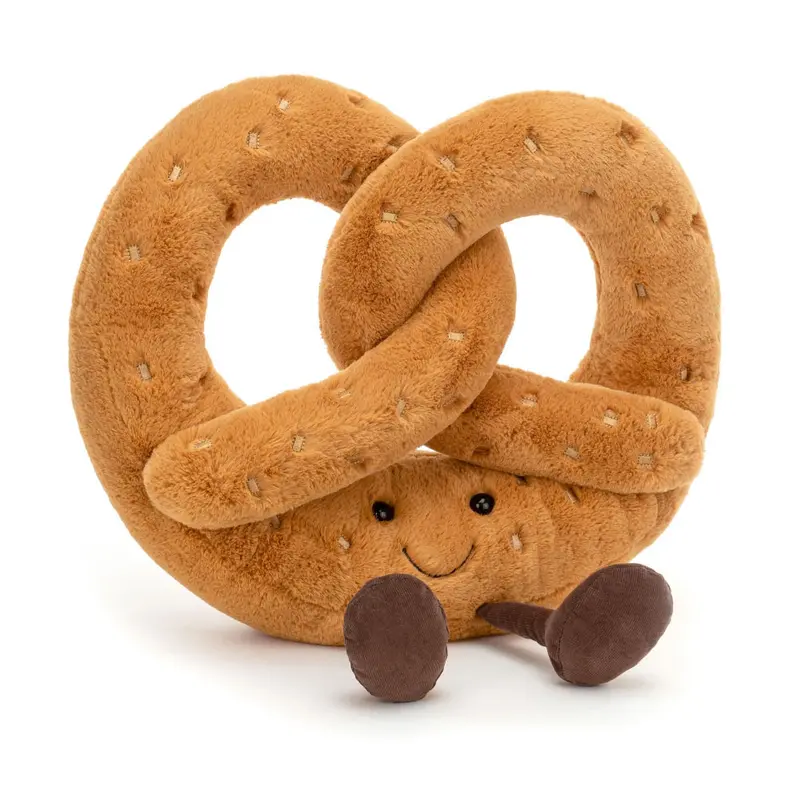 Peluche morbido pretzel