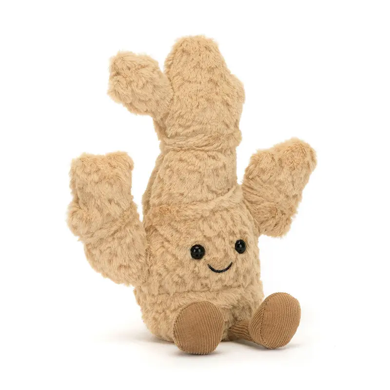 Peluche morbido zenzero divertente
